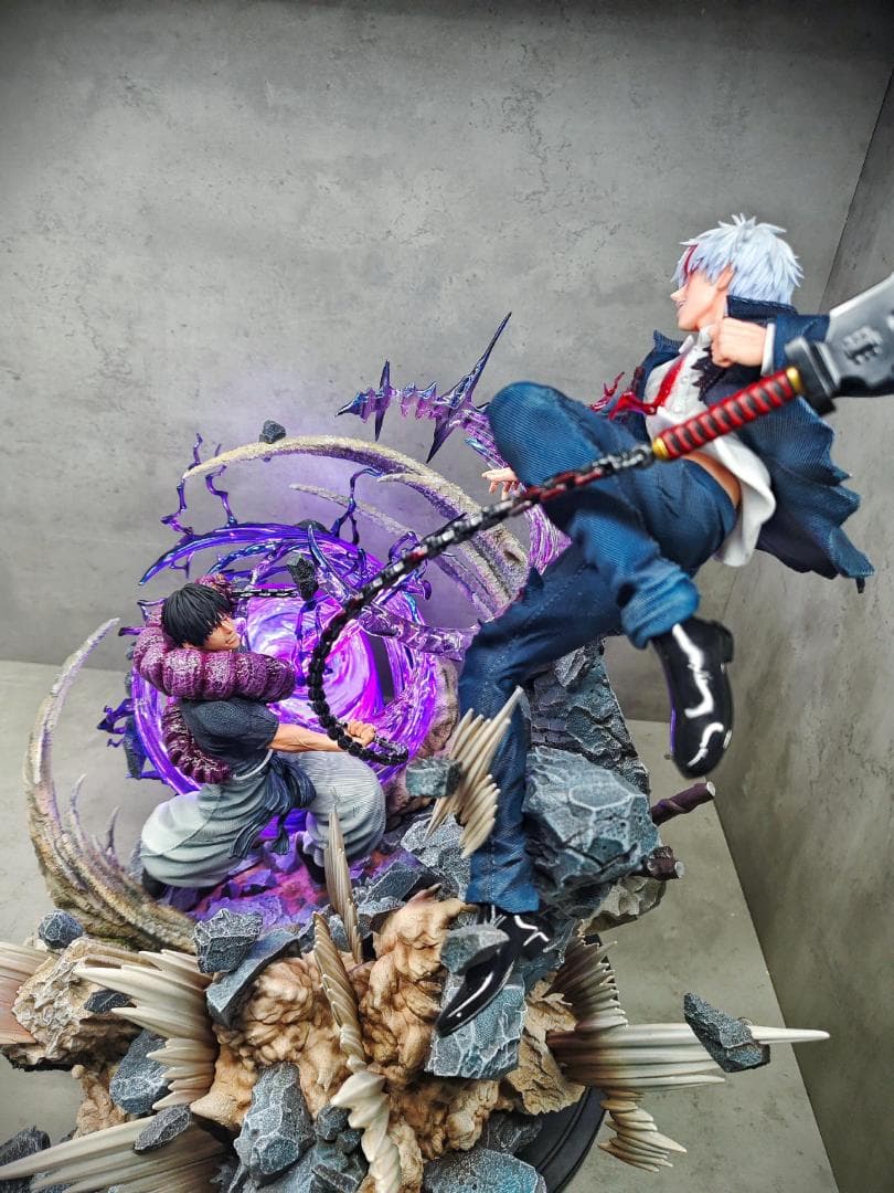 呪術廻戦 五条悟 伏黒甚爾 茈 ガレージキット フィギュア 1/6スケール