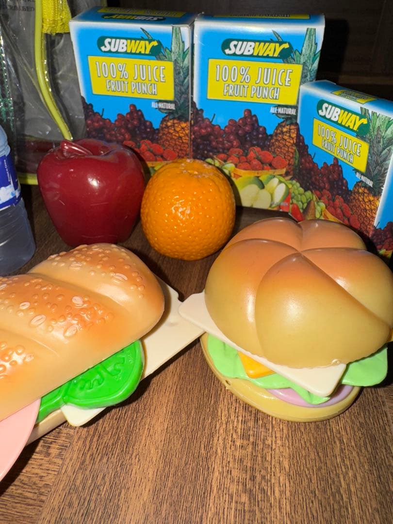 アメトイ ヴィンテージ プレイフード ままごと SUBWAY 未使用