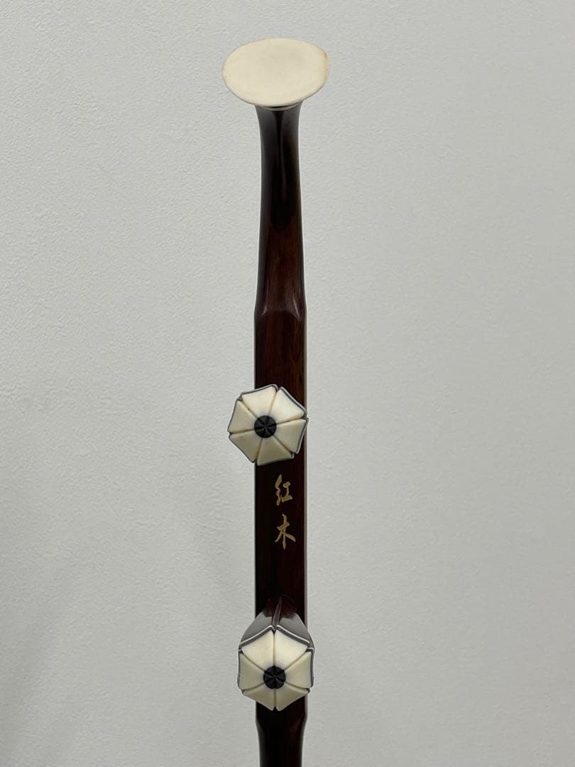 13555 古月琴坊　紅木　二胡　蛇皮　ER-400