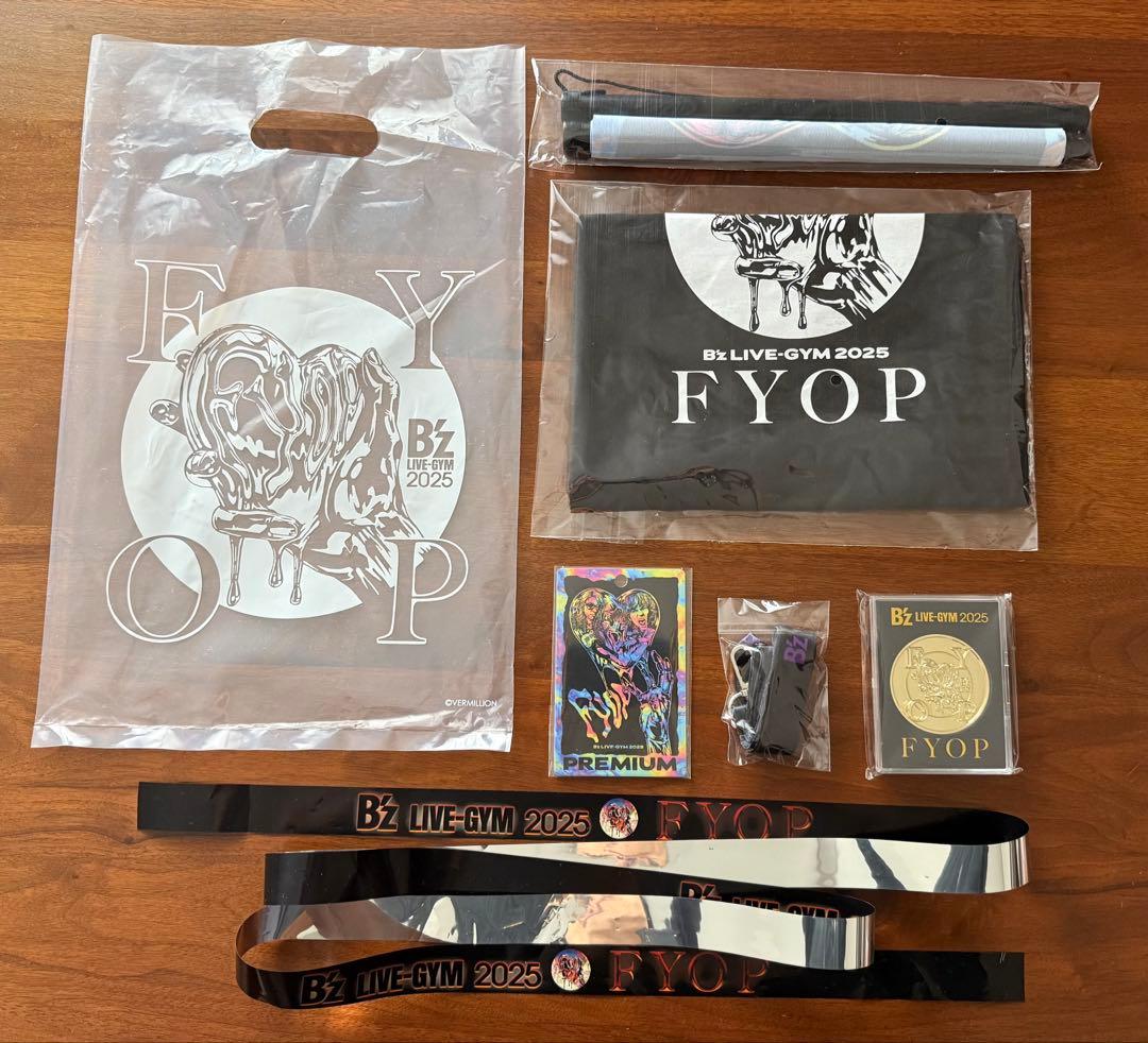 【銀テープ付】B'z LIVE-GYM 2025 FYOP プレミアム席グッズ