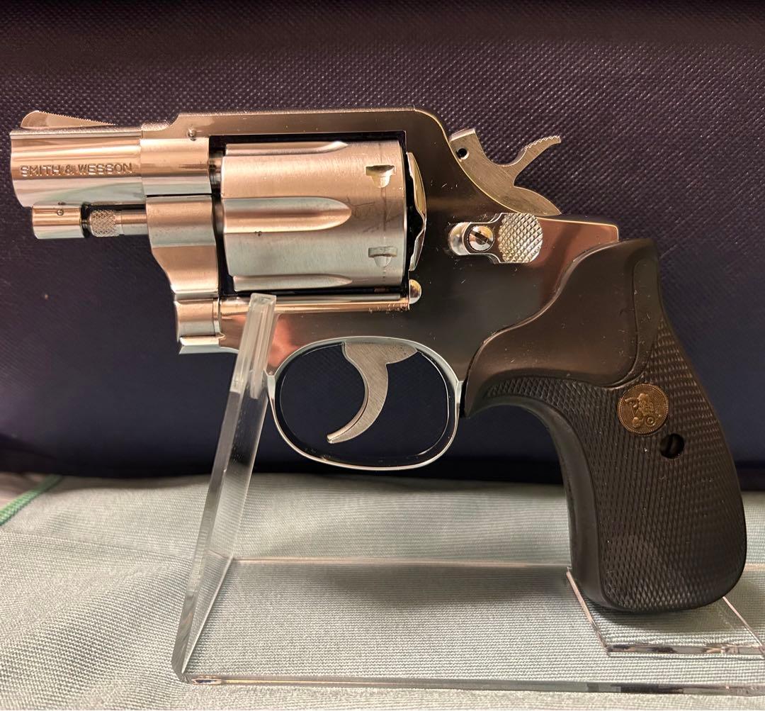 絶版【コクサイ】s&w M64モデルガン+交換用木グリ