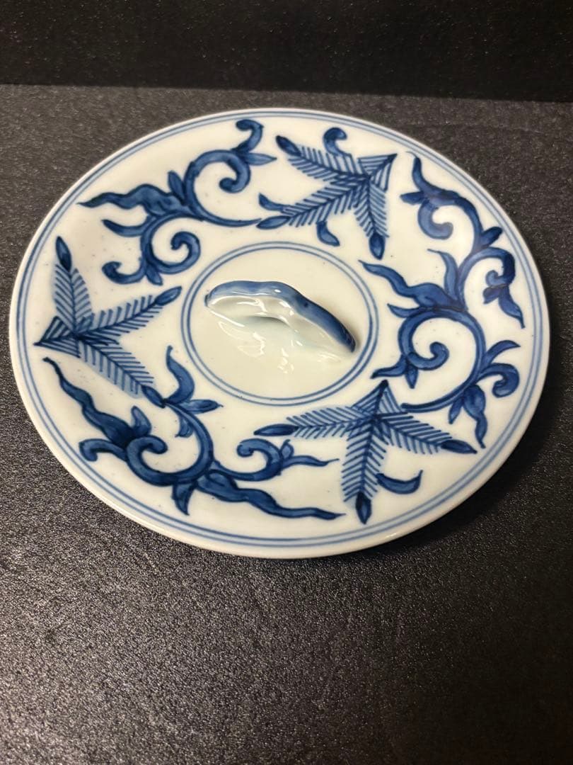 皆具 平安白鳳 茶道具　未使用　染付　有田焼　箱付