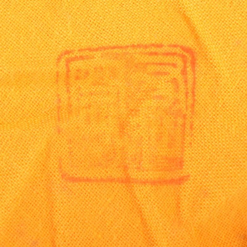 煎茶道具　賣茶好　染付　雁木文　茶碗　五客　共箱　V　7899