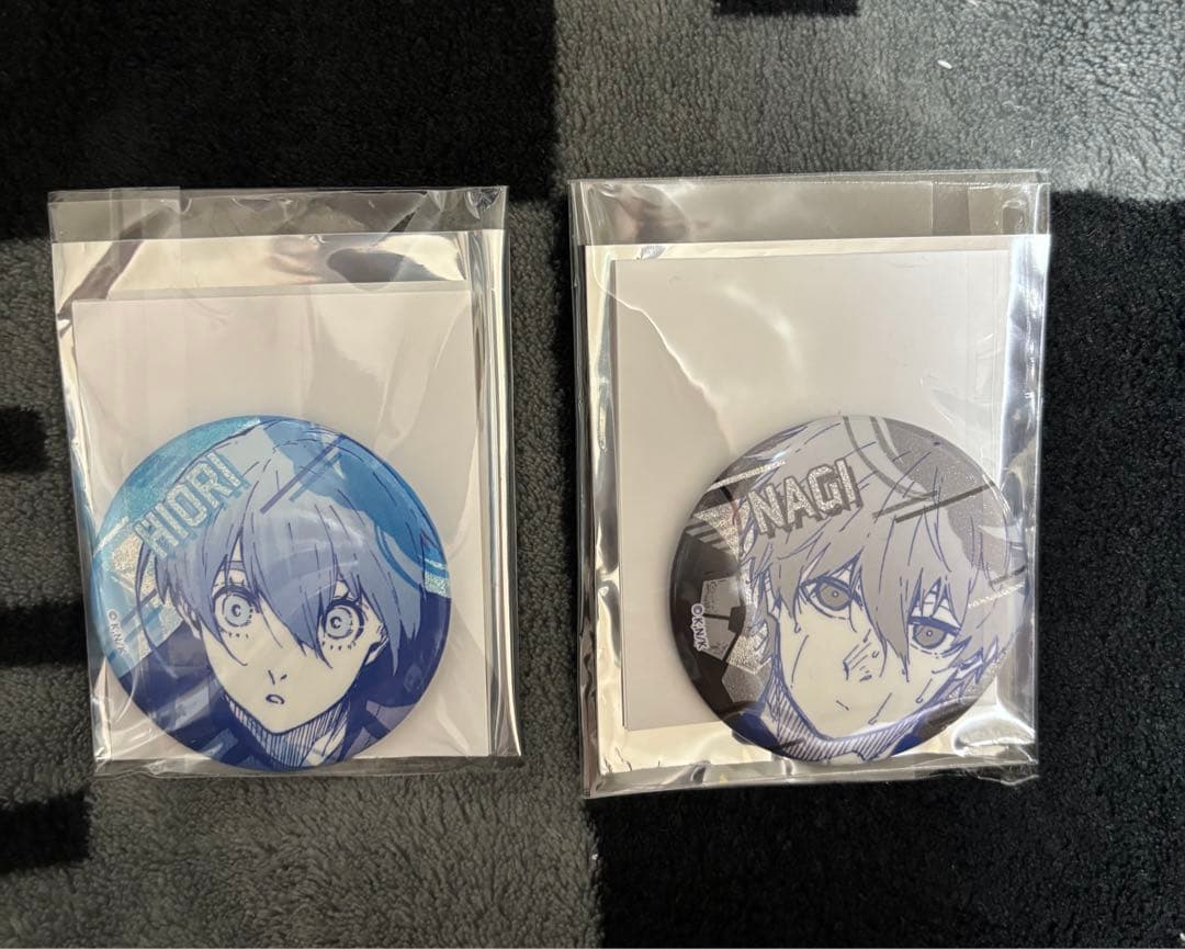 ブルーロック グリッター缶バッジ ミュージアムアクスタ 凪 誠士郎 氷織 羊