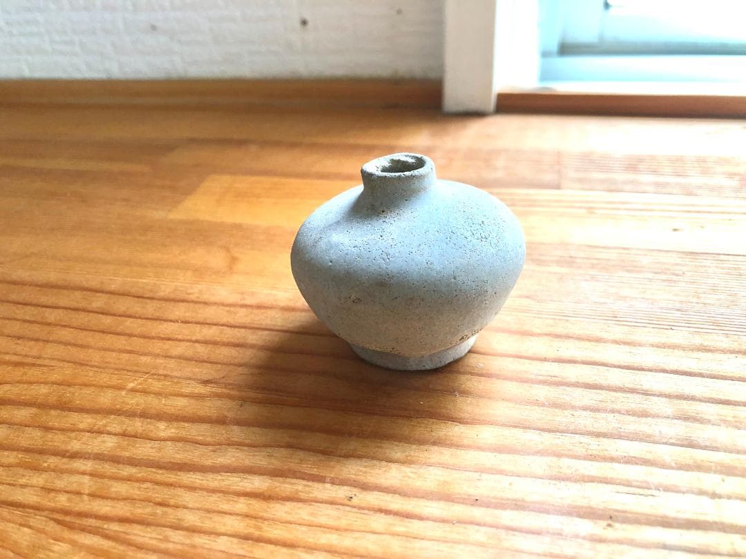 【タイ・骨董】宋胡録（スンコロク） 白釉 小壺（1301年~1600年）