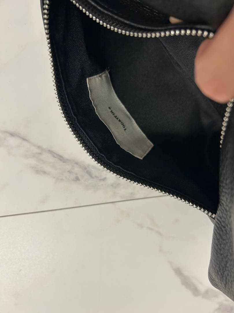 美品！TODAYFUL leather wrap bag ブラック