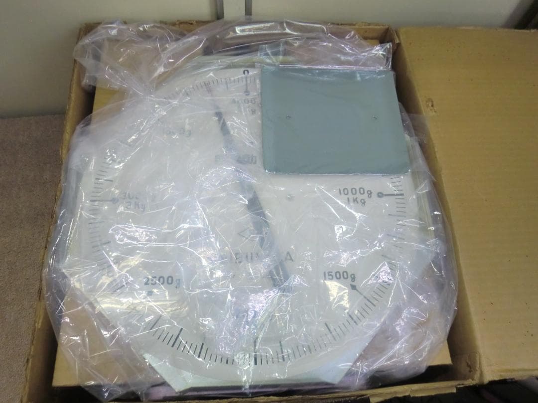 【昭和レトロ】誠文社 教材用 大型自動はかり 授業用大秤 4㎏ ※現状品
