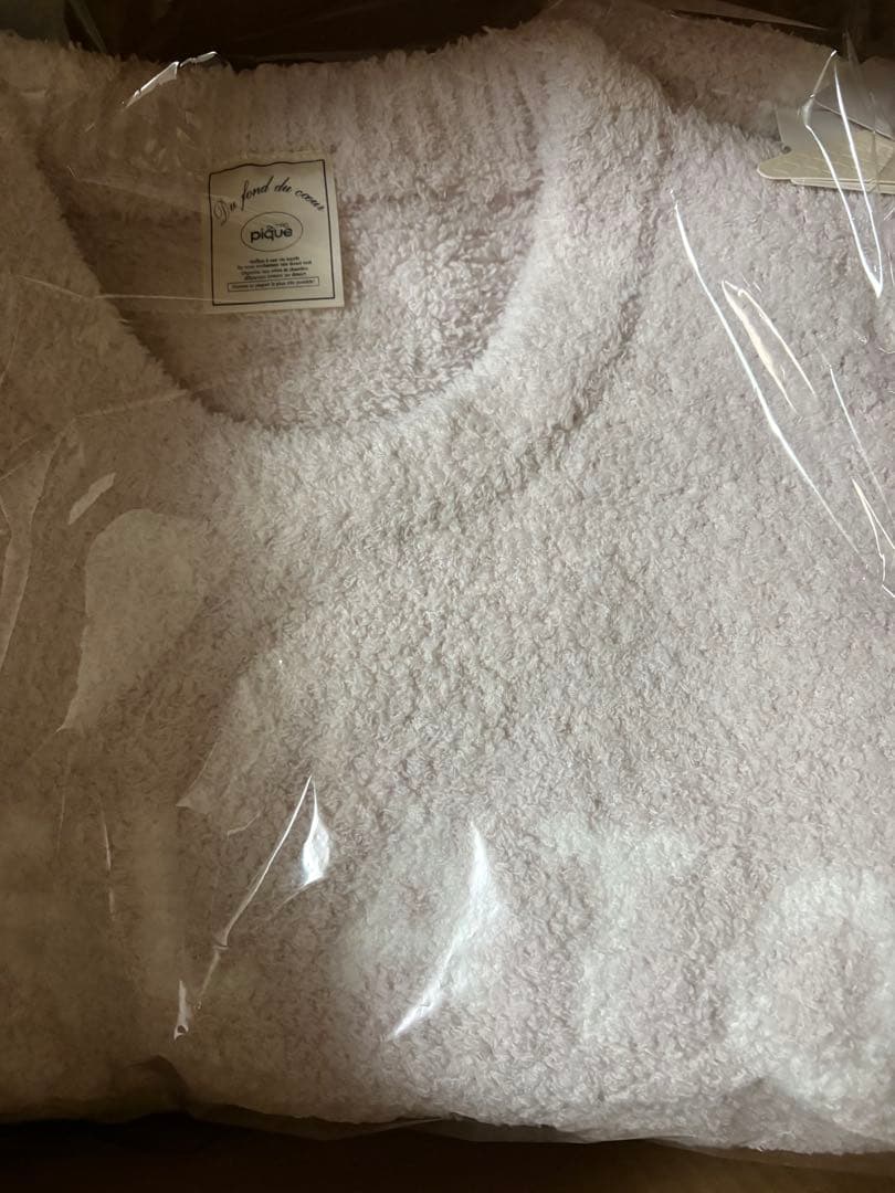 ジェラートピケ パウダーロゴジャガードプルオーバー&ロングパンツセット