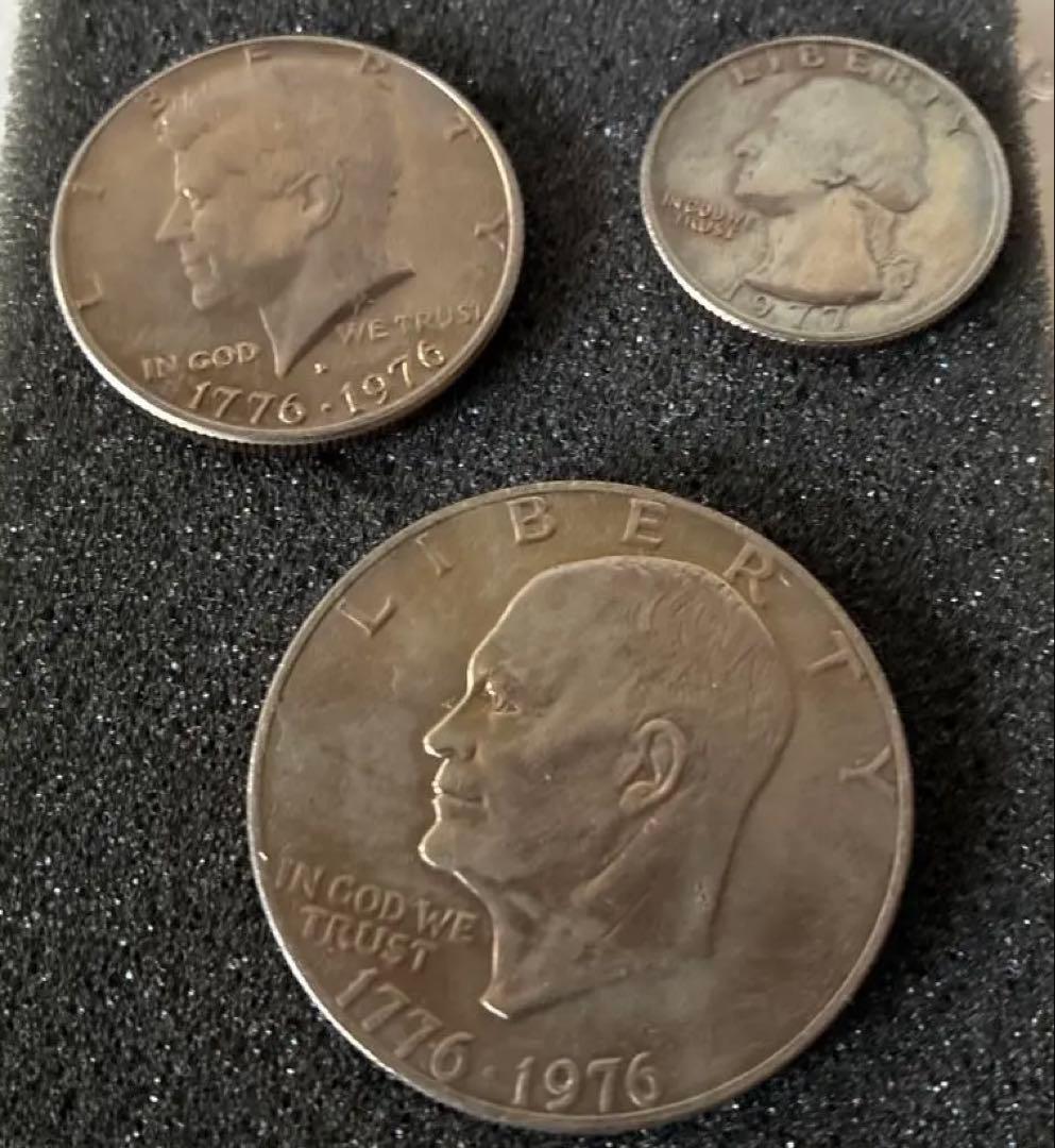 1976年記念硬貨セット　アイゼンハワー 1ドル硬貨 アメリカ独立200周年