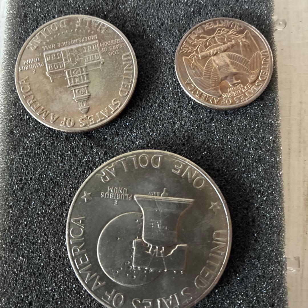 1976年記念硬貨セット　アイゼンハワー 1ドル硬貨 アメリカ独立200周年