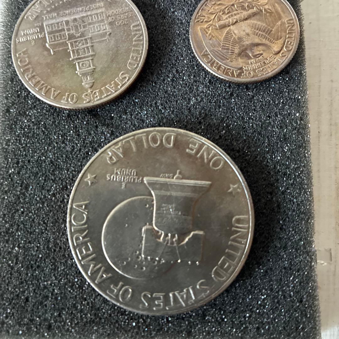 1976年記念硬貨セット　アイゼンハワー 1ドル硬貨 アメリカ独立200周年