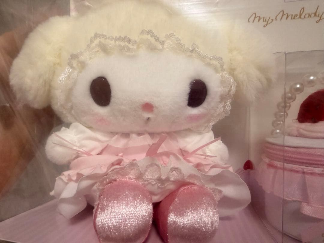 サンリオ いちごホイップケーキ ぬいぐるみ＆アクセサリーケースセット マイメロ