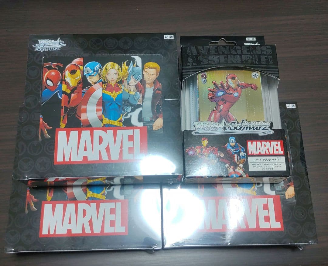 ヴァイスシュヴァルツ マーベル 未開封 初版 3 box TD 1個