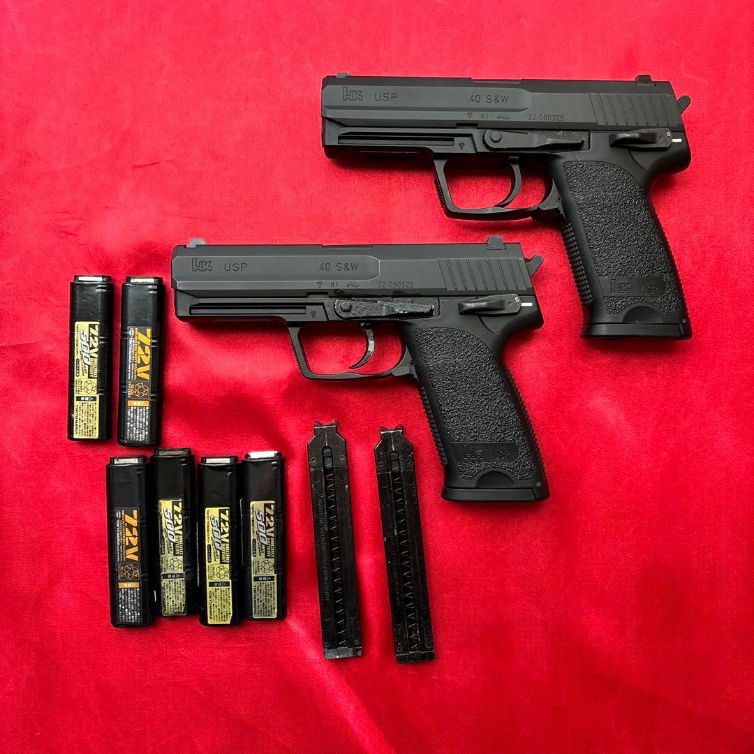 東京マルイ　電動ハンドガン　H&K USP 2丁セット　ジャンク