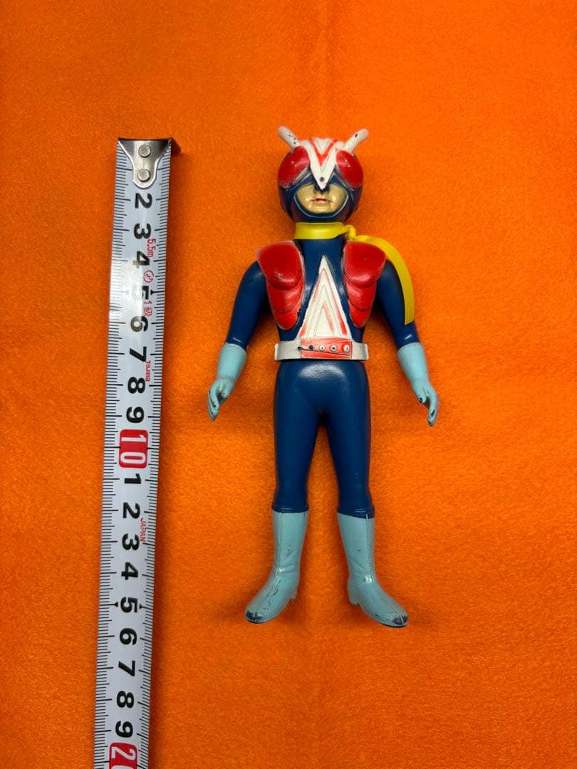 当時物 仮面ライダー ライダーマン ソフビ ポピー