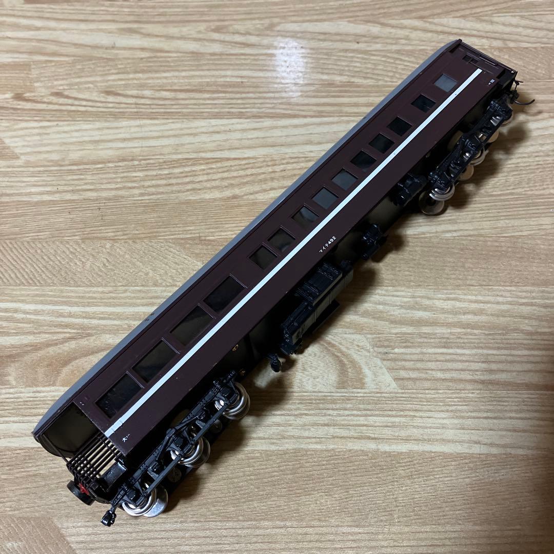 茶色 窓付き 客車 鉄道模型　HOゲージ