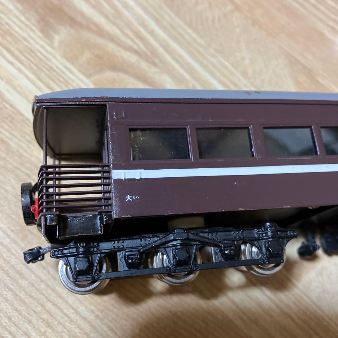 茶色 窓付き 客車 鉄道模型　HOゲージ