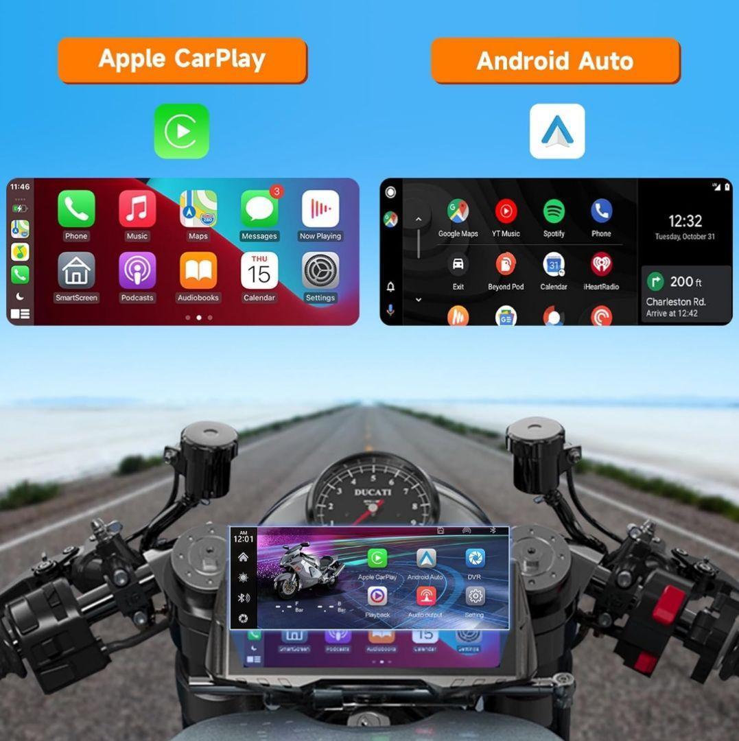 バイク ドライブレコーダー CarPlay スマートモニター ドラレコ