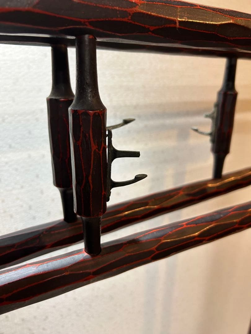 衣桁　着物掛け　昭和レトロ　折りたたみ　アンティーク　衣紋掛け　和家具　木製