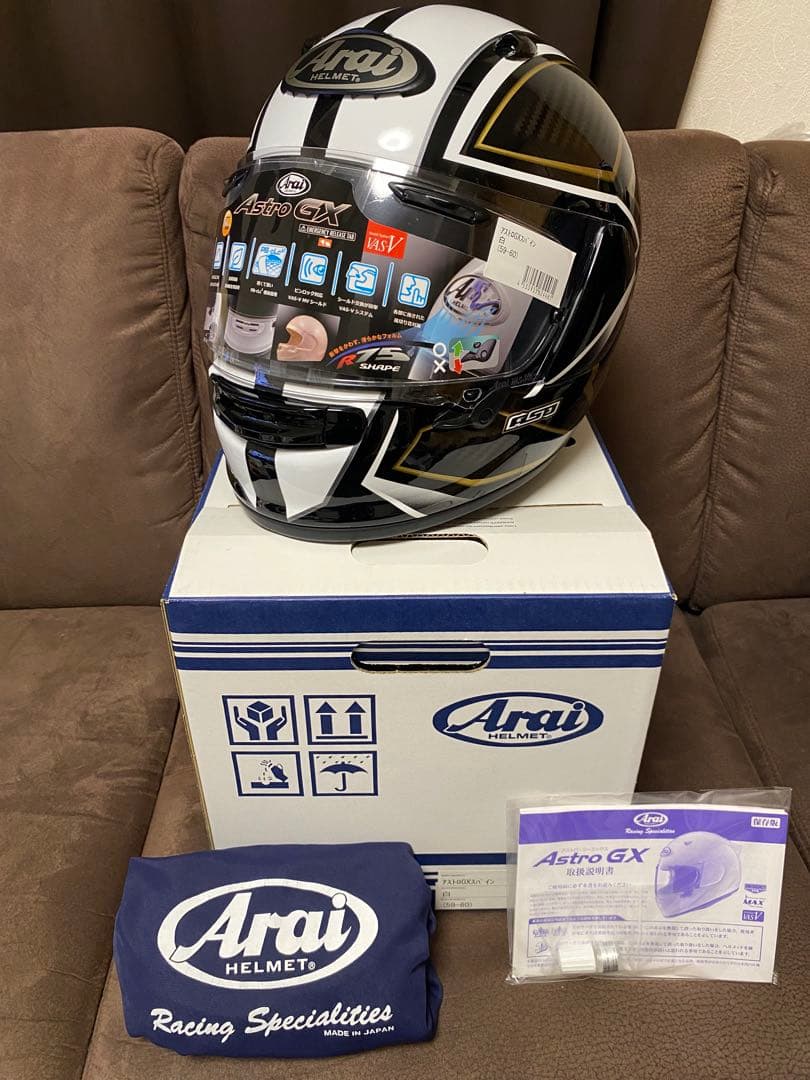 S*M様 [未使用に近い]Arai Astro GX フルフェイスヘルメット L