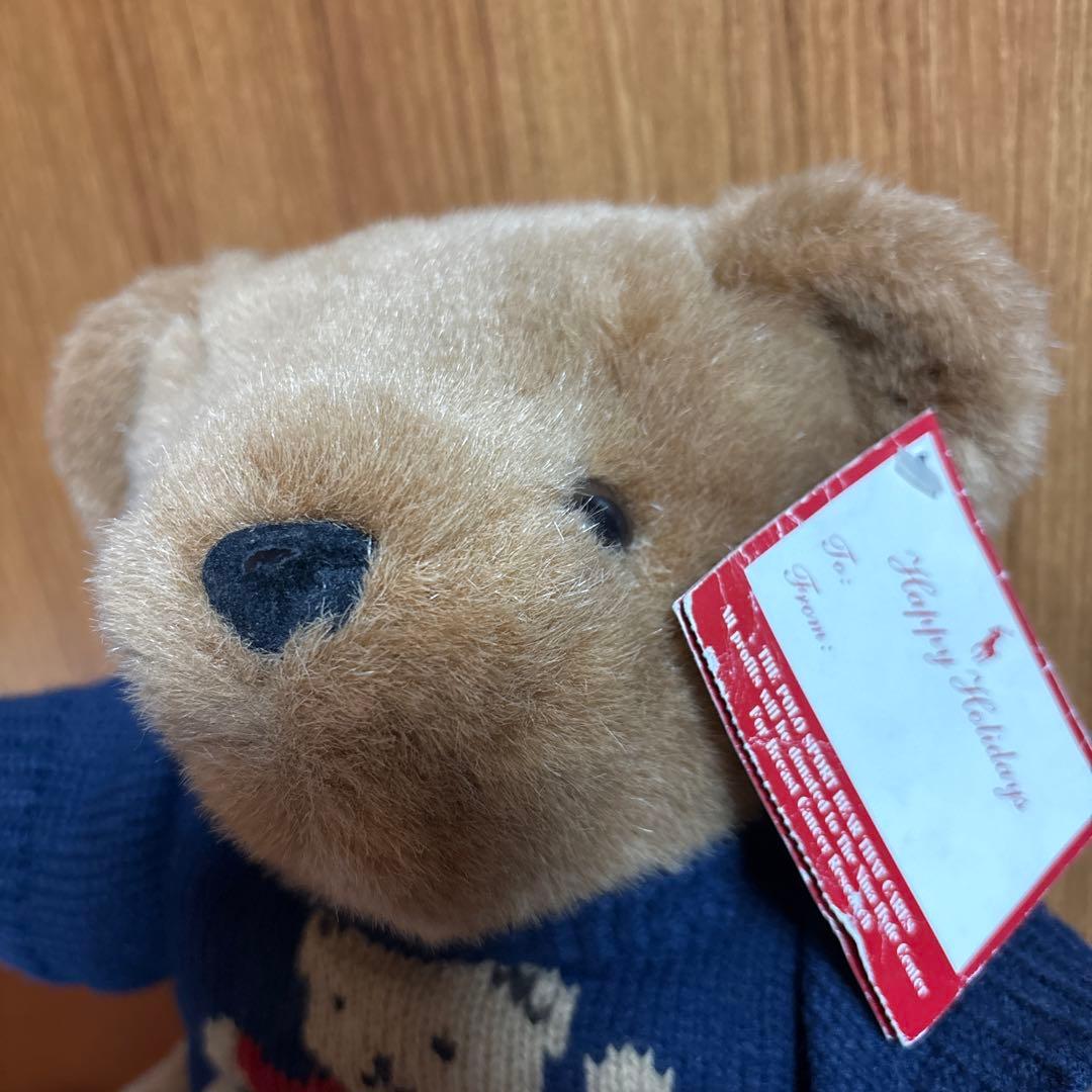 【美品】 90’s ポロベアー ぬいぐるみ Ralph Lauren