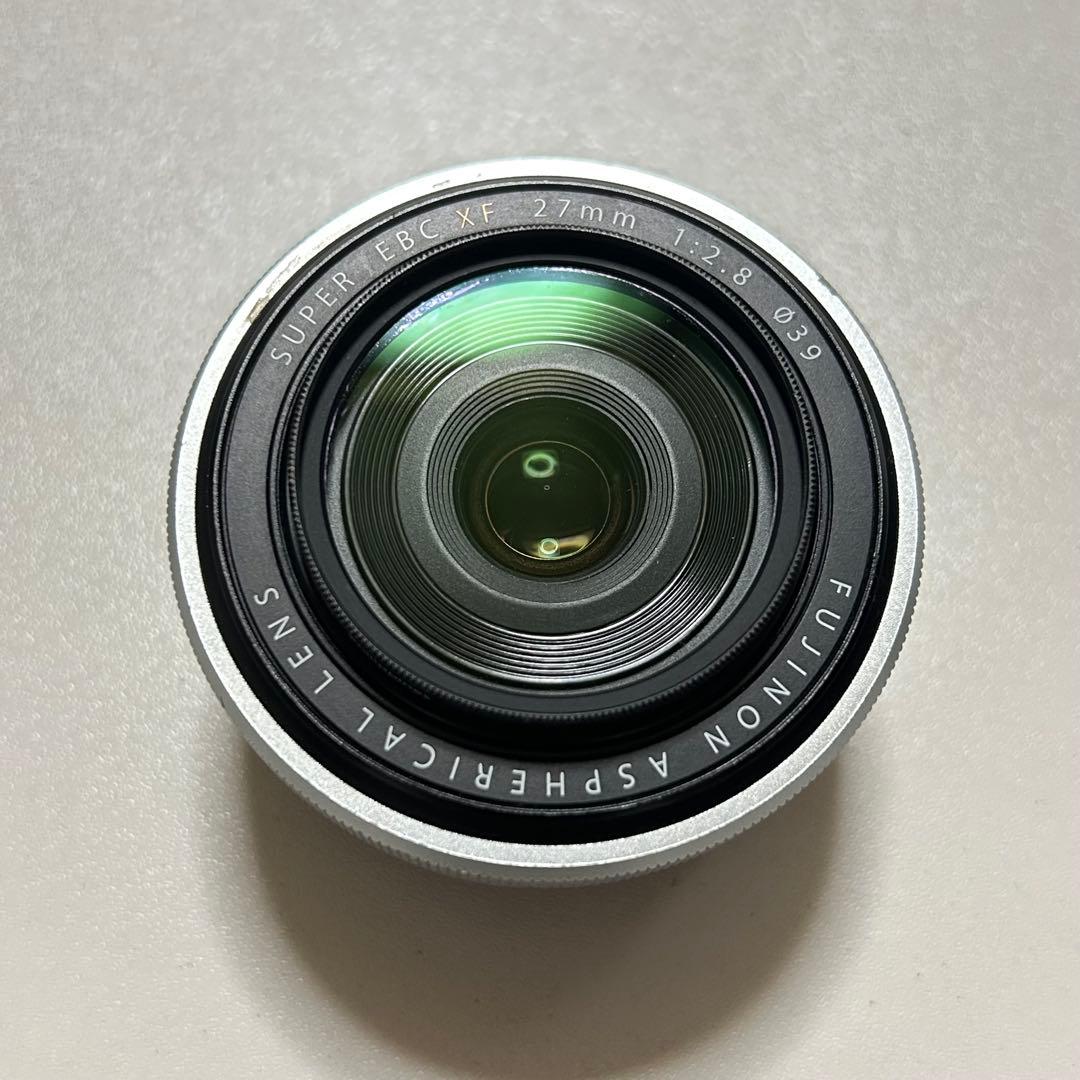 【シルバー】FUJIFILM FUJINON XF 27mm F2.8 レンズ