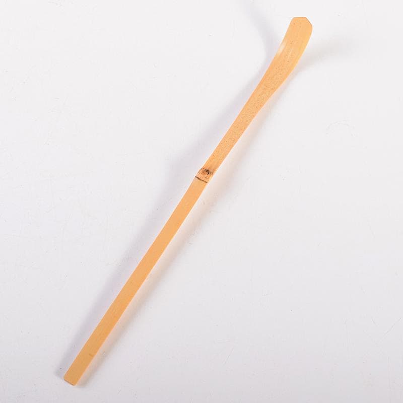 茶道具　表千家十三代即中斎　自作茶杓　書付共筒共箱　D　R7564