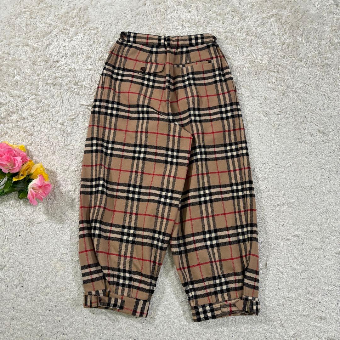バーバリーズ　希少デザイン　ノバチェック　ビンテージ　ウール　パンツ　3点
