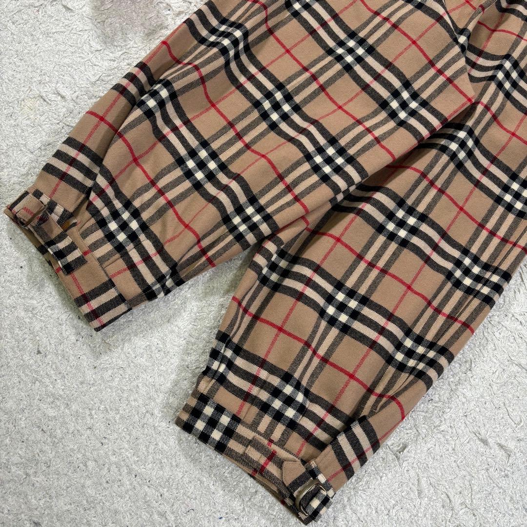バーバリーズ　希少デザイン　ノバチェック　ビンテージ　ウール　パンツ　3点