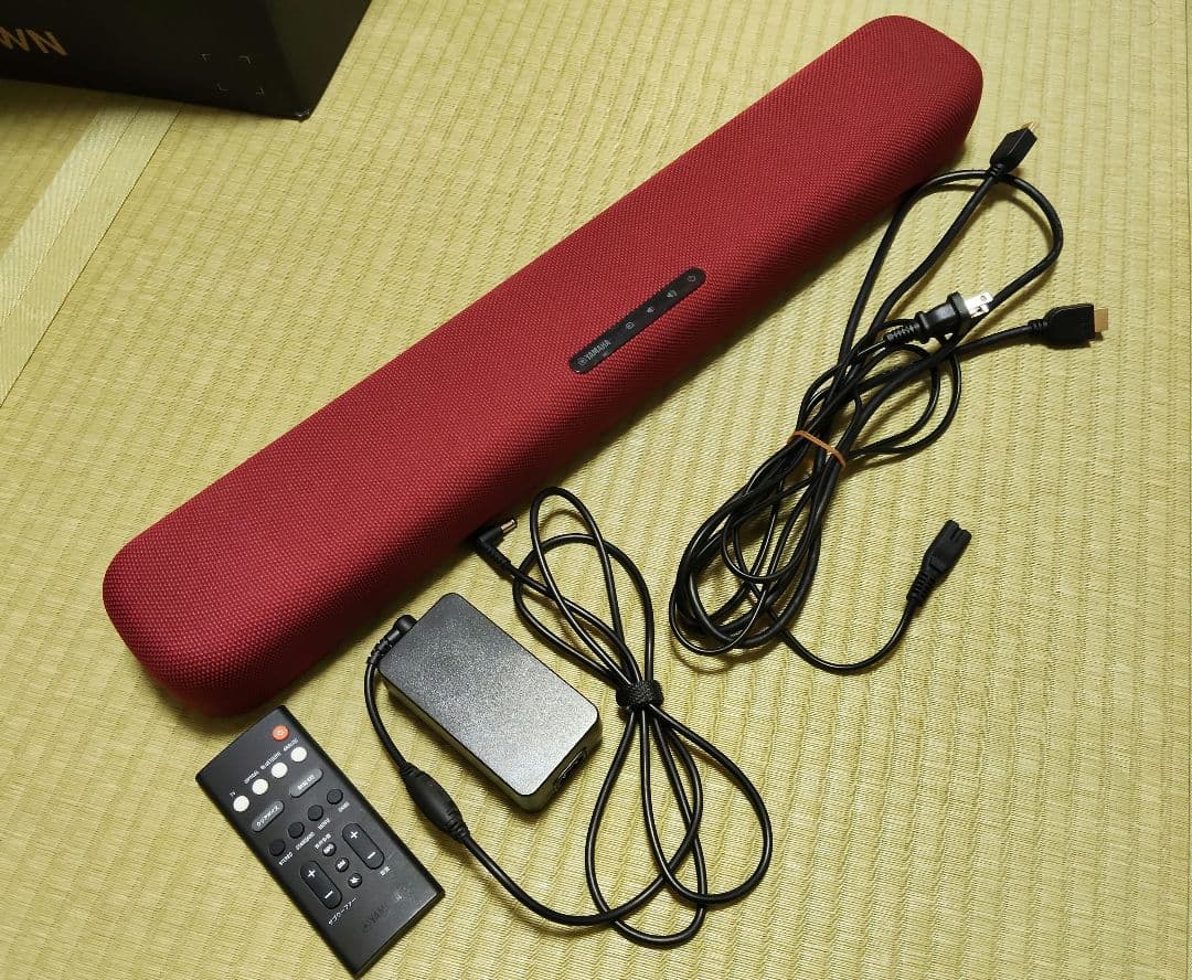 YAMAHA ヤマハ サウンドバー SR-C20A レッド HDMIケーブル付き