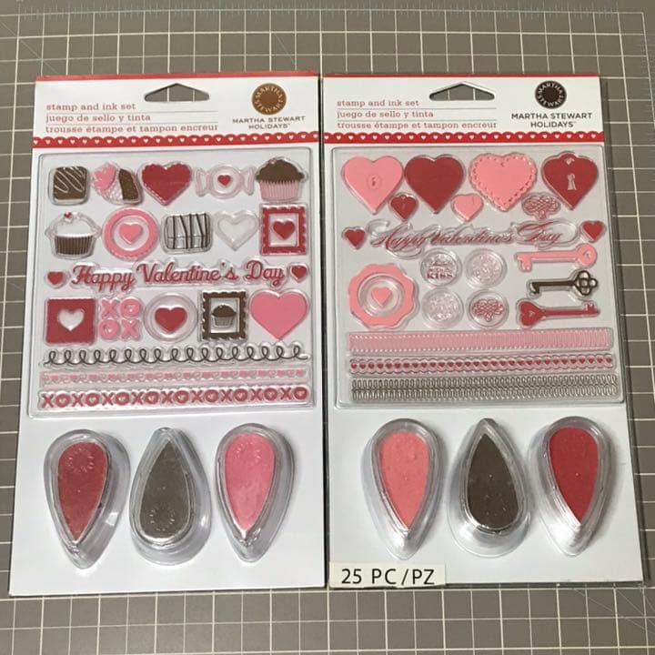 【Martha Stewart】マーサ バレンタイン スタンプセット 未使用品
