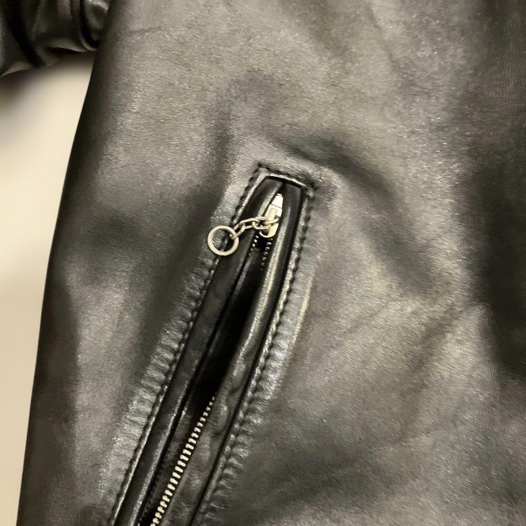 レアサイズ44米国製 Schott ライダースジャケット ライナー付641