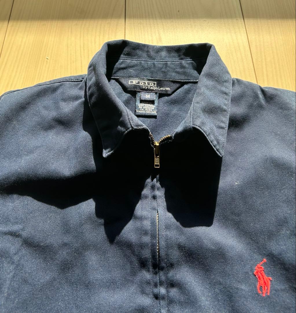 Polo by Ralph Lauren ネイビー スウィングトップ 短丈 古着