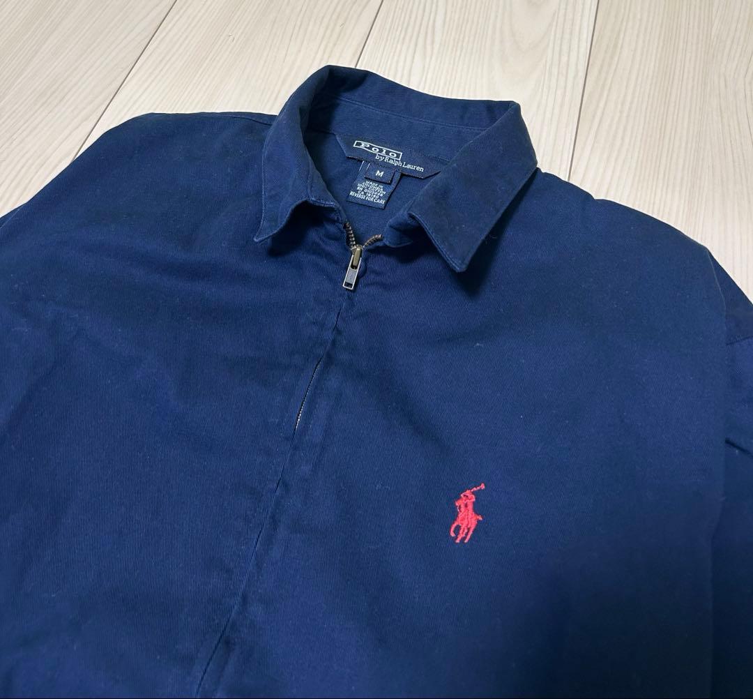Polo by Ralph Lauren ネイビー スウィングトップ 短丈 古着