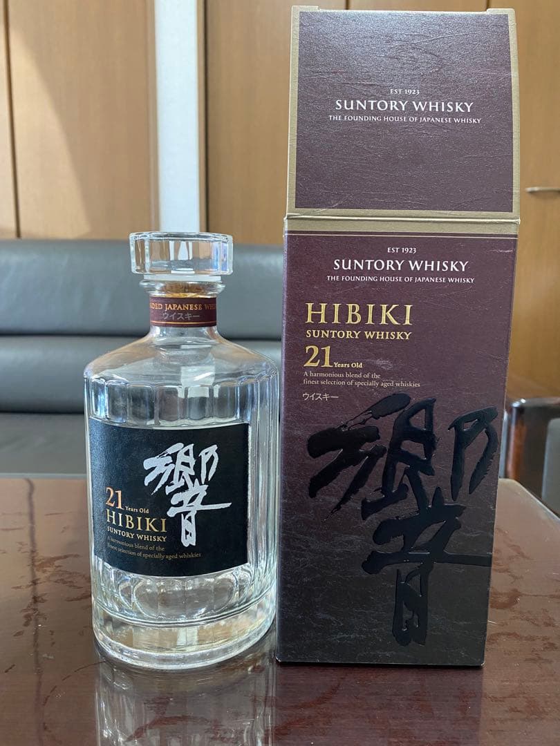 Hibiki 21 & Yamazaki 18 空瓶・空箱セット
