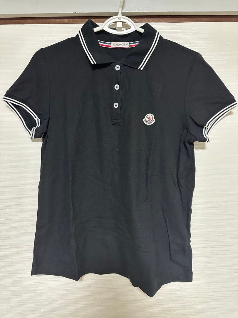 ra-men　未使用　moncler モンクレール　ポロシャツ　黒　Ｍサイ