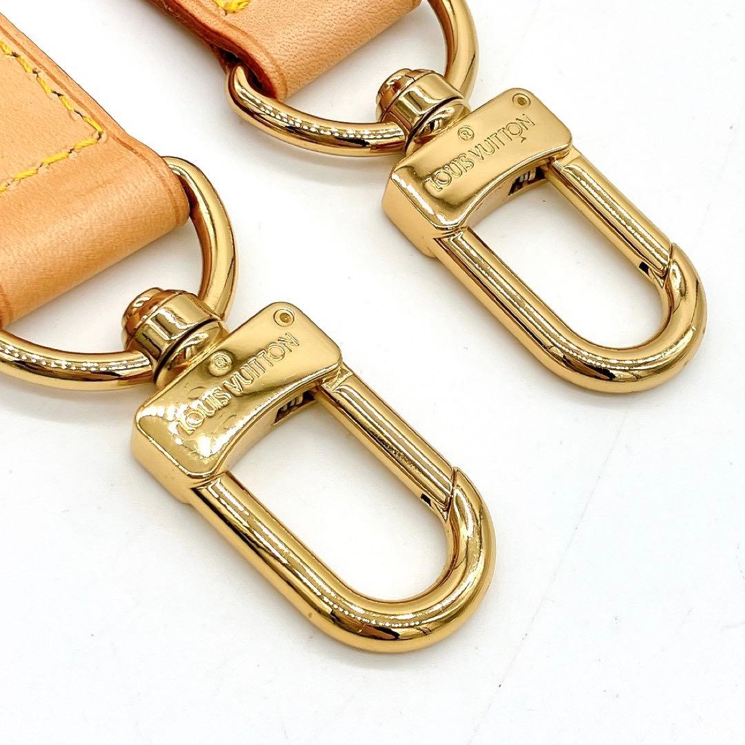 美品【LOUIS VUITTON】ショルダーストラップ　ヌメ革　ベージュ
