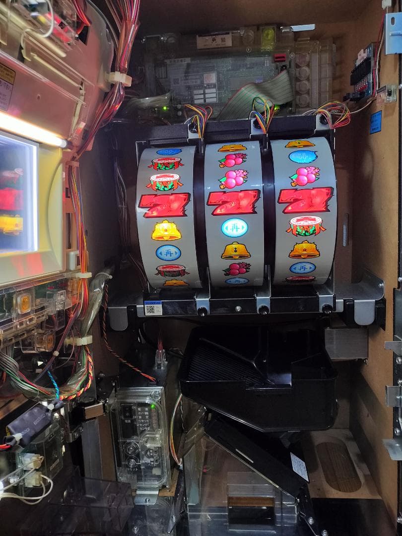 【パチスロ実機】ロデオ★新鬼武者（茜パネル）【オートプレイ付不要機付】