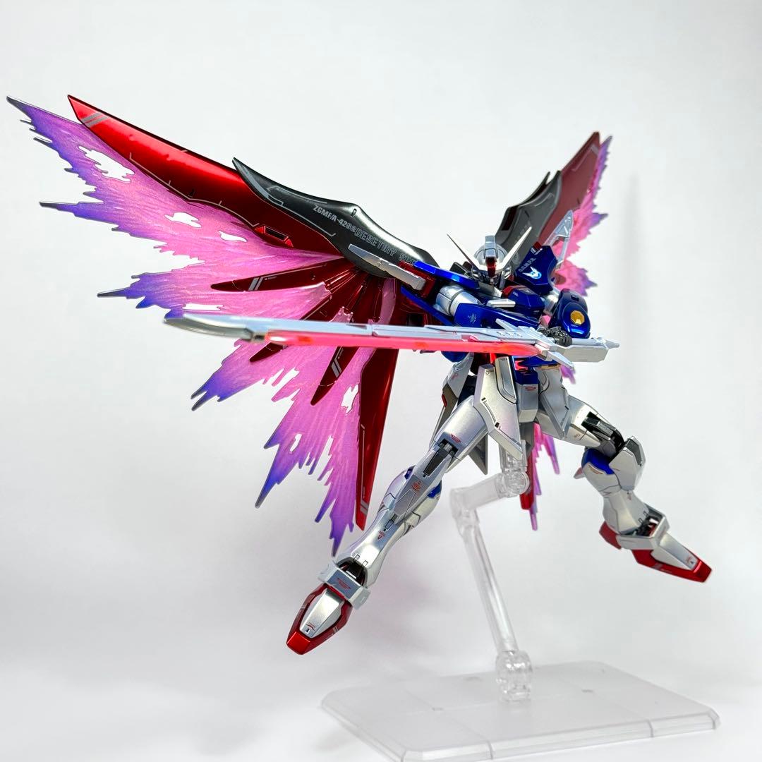 HG デスティニーガンダムSpecII & ゼウスシルエット　完成品　塗装済