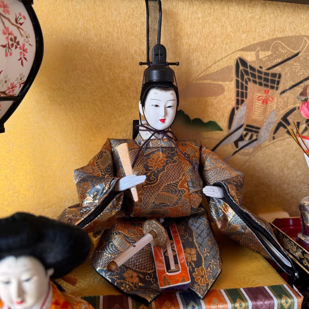 雛人形セット ガラスケース付き　東京久月