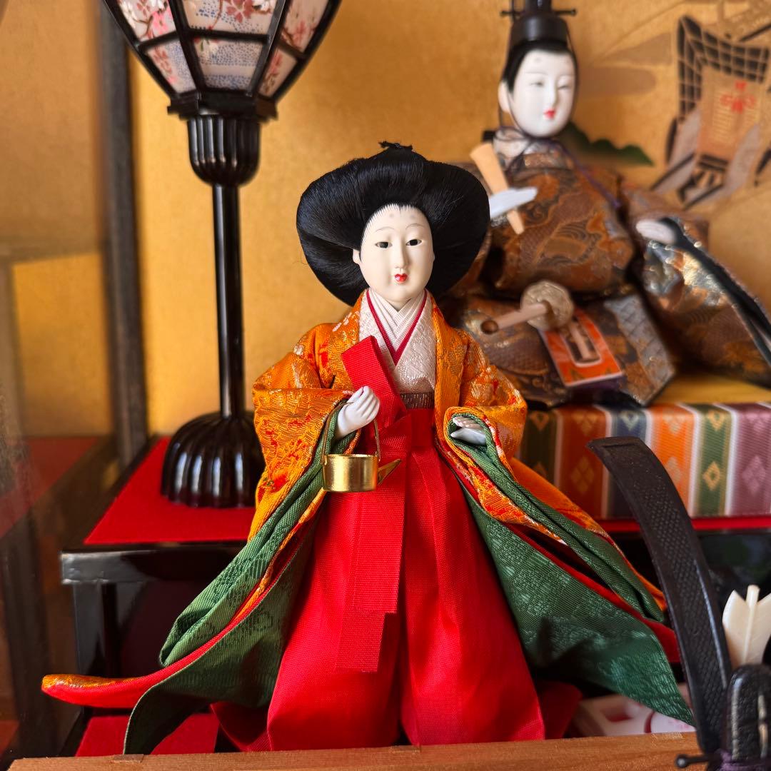 雛人形セット ガラスケース付き　東京久月