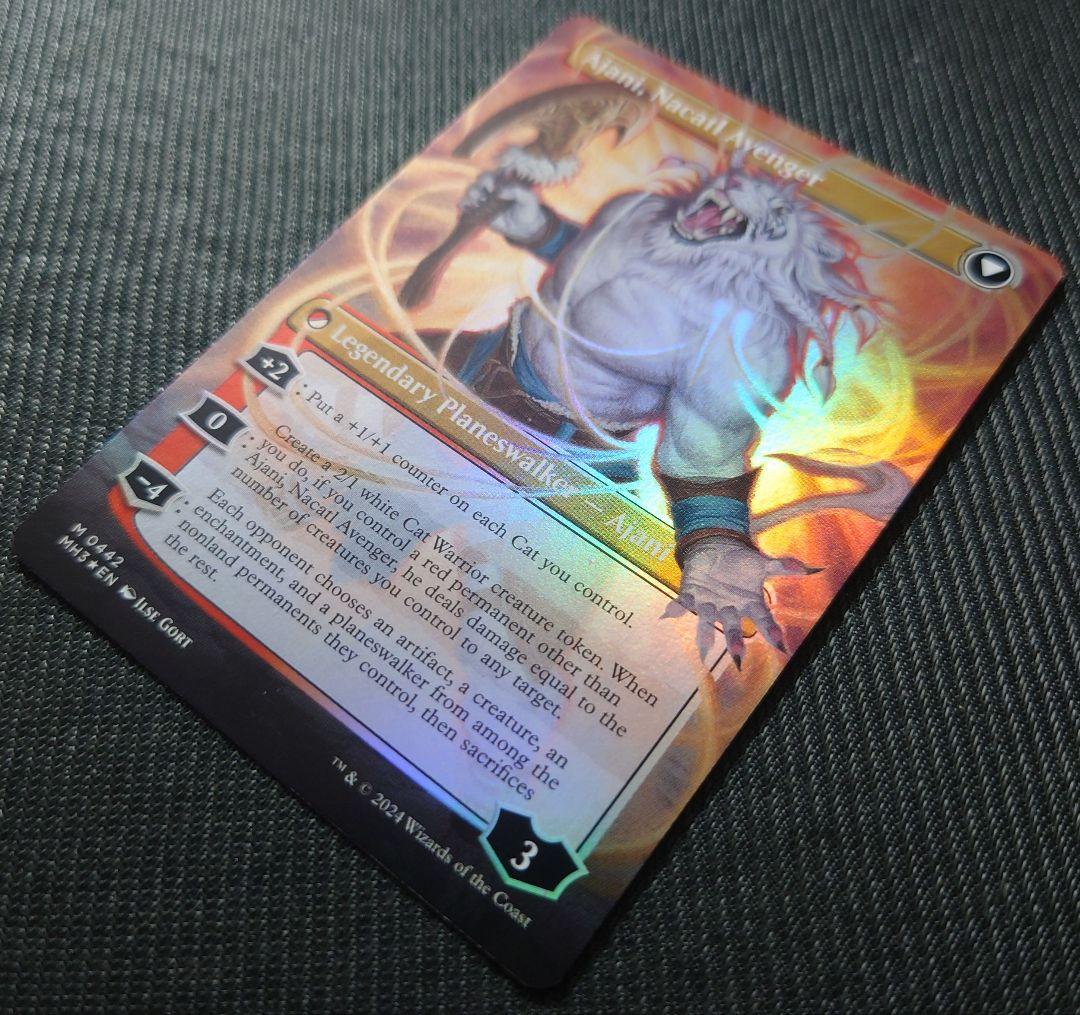 mtg 拡張アート FOIL ナカティルの最下層民アジャニ  英語版 mh3