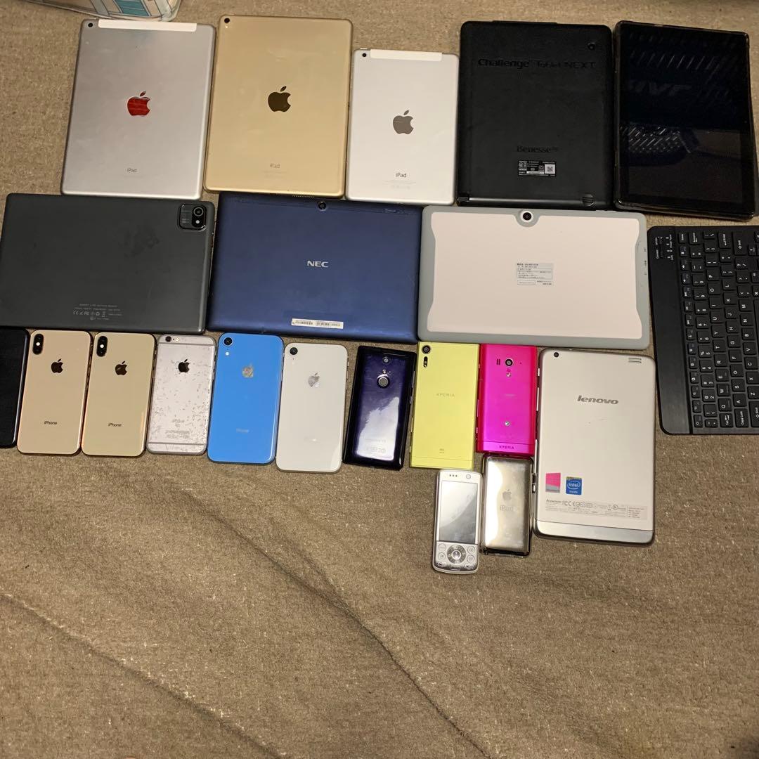 iPhone iPad タブレット　ガラケー　スマホ　ジャンク　まとめ　セット