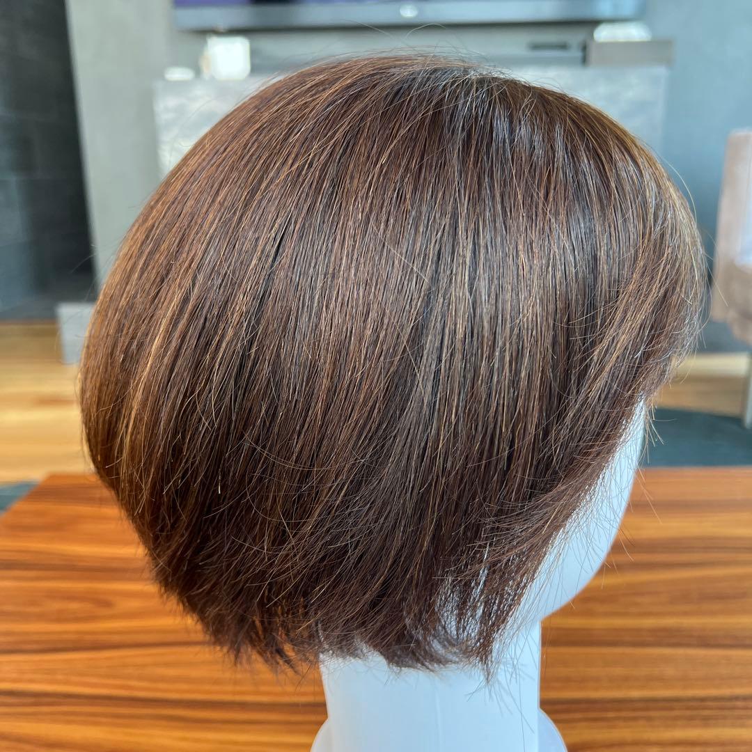 mi ワンステップ　ウィッグ　医療用人毛100% Sサイズ