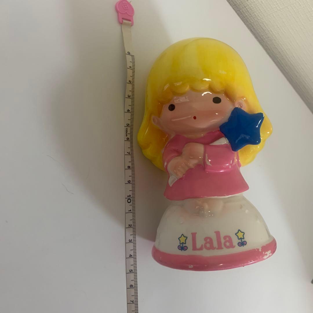 サンリオ　キキララのLalaの貯金箱　陶器　レア
