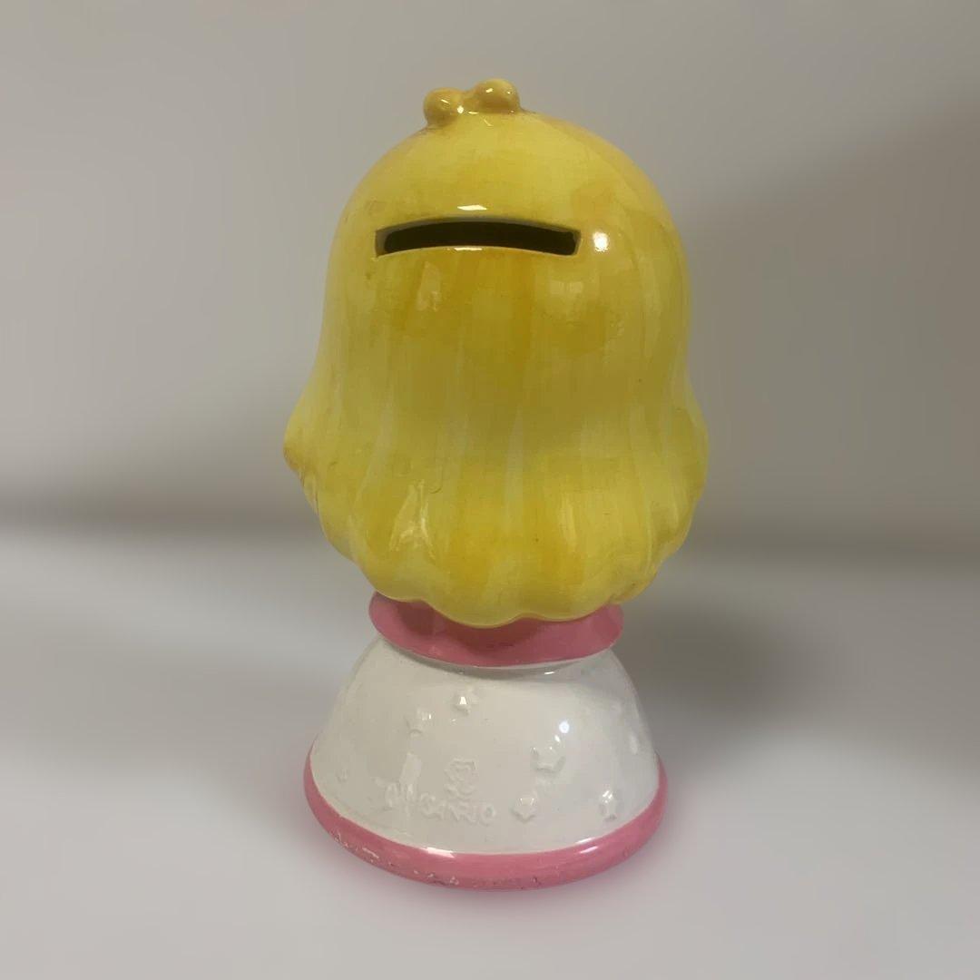 サンリオ　キキララのLalaの貯金箱　陶器　レア