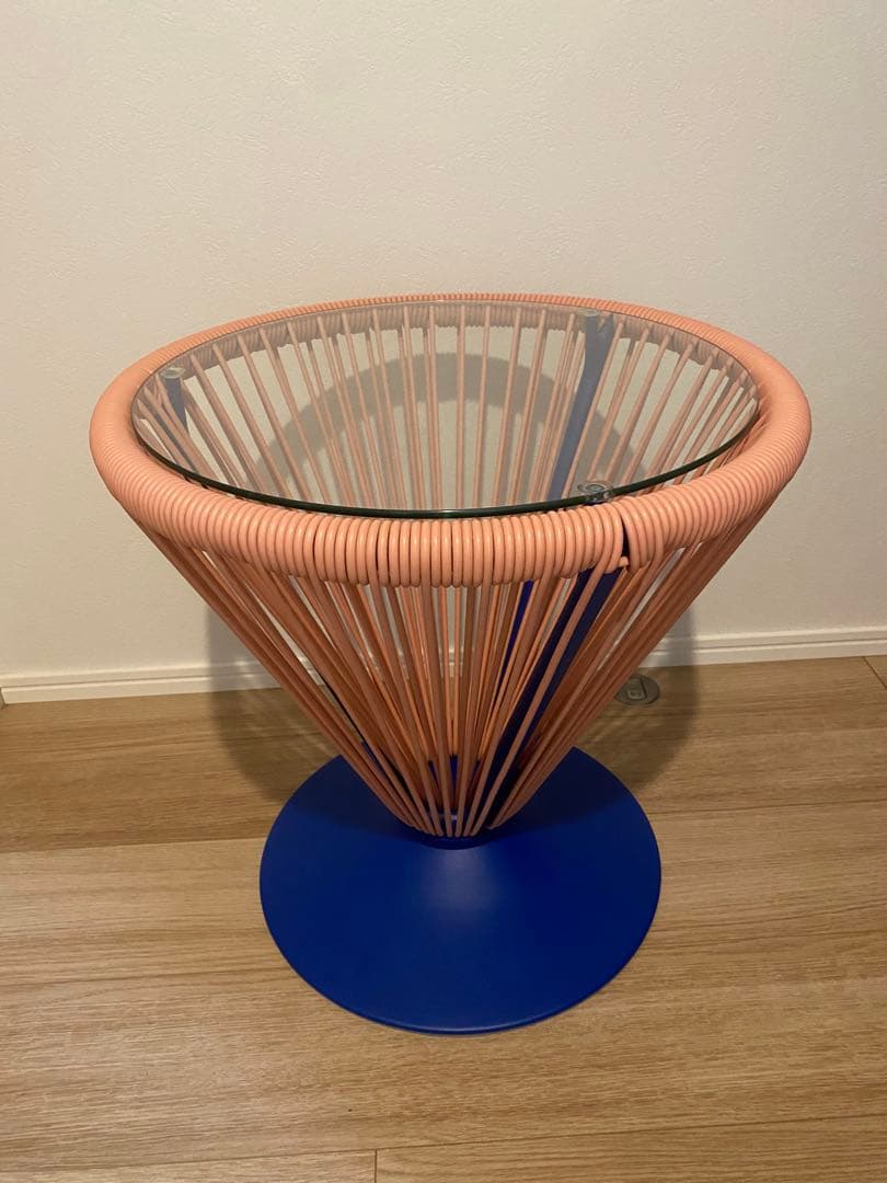 Francfrancロータスサイドテーブル ピンク