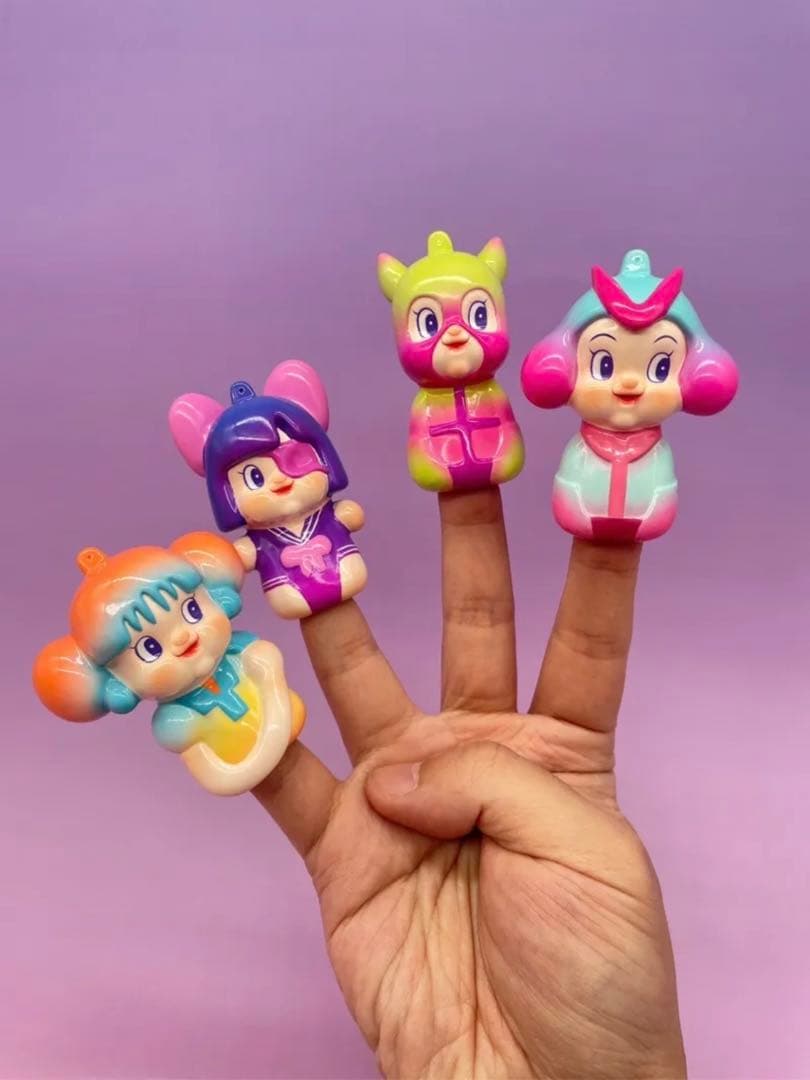 指人形　第二弾　女の子　可愛い　ソフビ　フィギュア　コレクション　おもちゃ