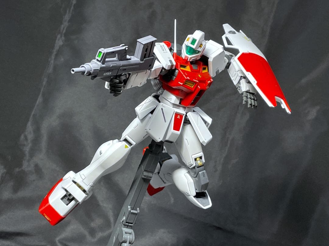 【プレバン限定 MG ジムコマンド(宇宙戦仕様・ユーグ機)改修・全塗装 完成品】