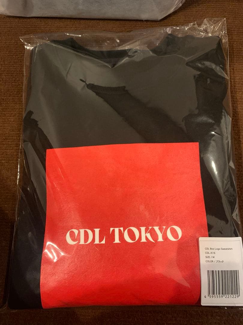 新品　CDL Box Logo Sweatshirt Black トレーナー